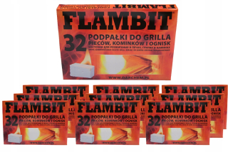 EFEKTÍVNY zapaľovač na gril, sporák, krb Biely FLAMIT 320 kociek